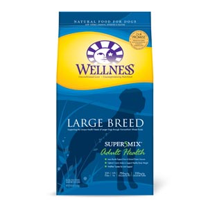 Wellness Super5mix Large Breed Adult Dog Food 30 lb wellness, supermix, super5mix, large adult, adult, large, dry, dog food, dog